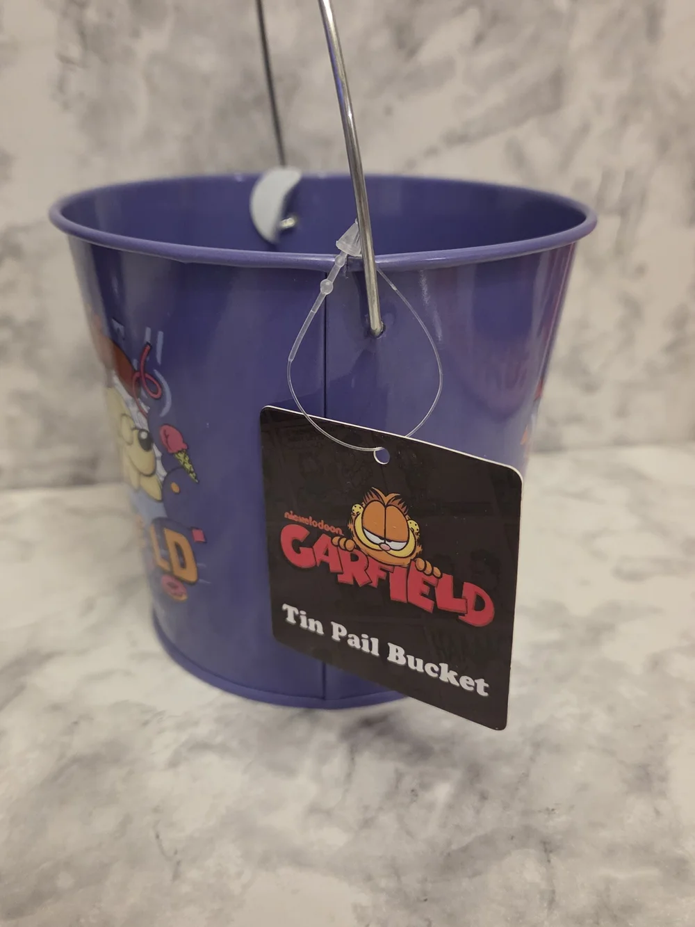 Garfield Bath Set 7 Pieces - Purple & Pink Bath Accessories